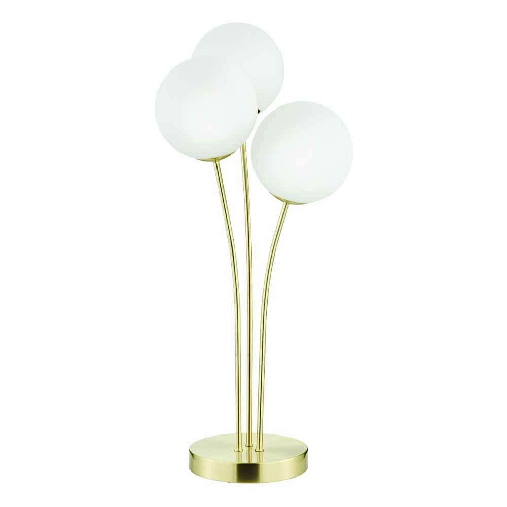 The Lighting and Interiors Gold Jackson Table Lamp Image 1