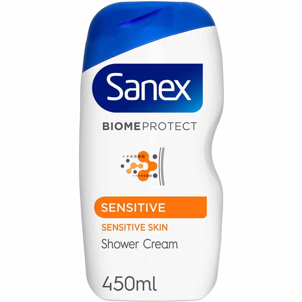 Sanex BiomeProtect Sensitive Shower Gel 450ml Image 1