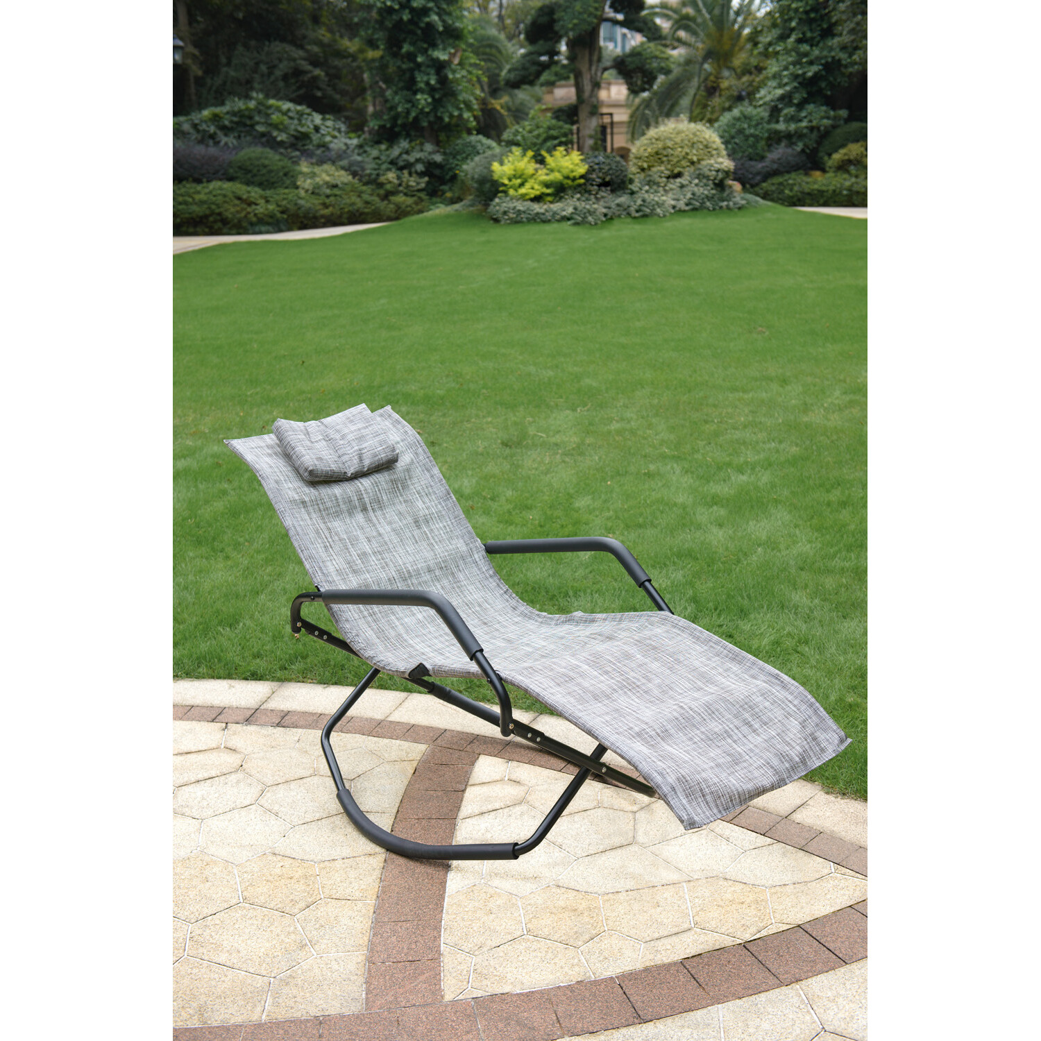 Outdoor Essentials Florida Folding Rocking Chair Image 3