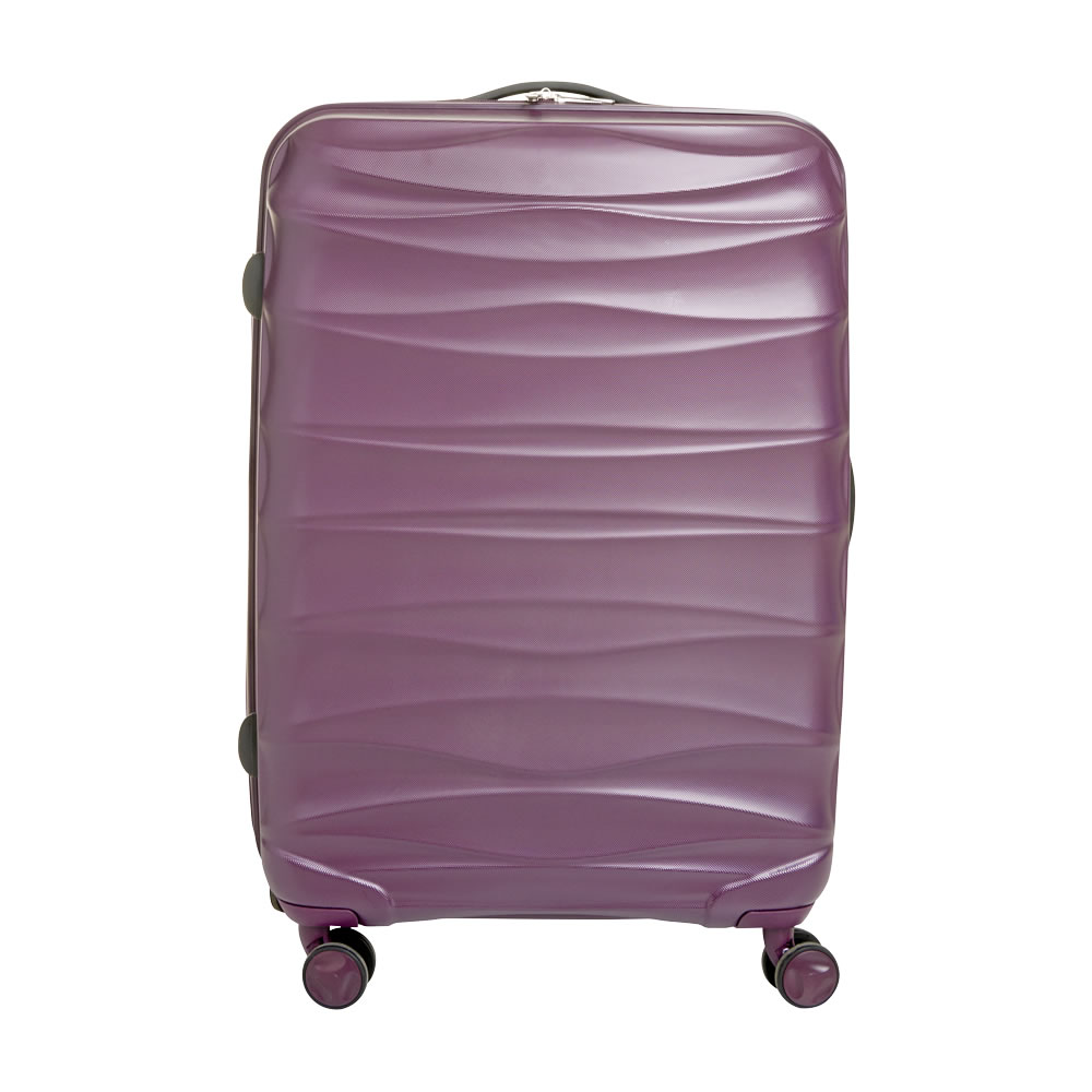 Wilko Lightweight Purple Hard Shell Medium Case 24in Wilko