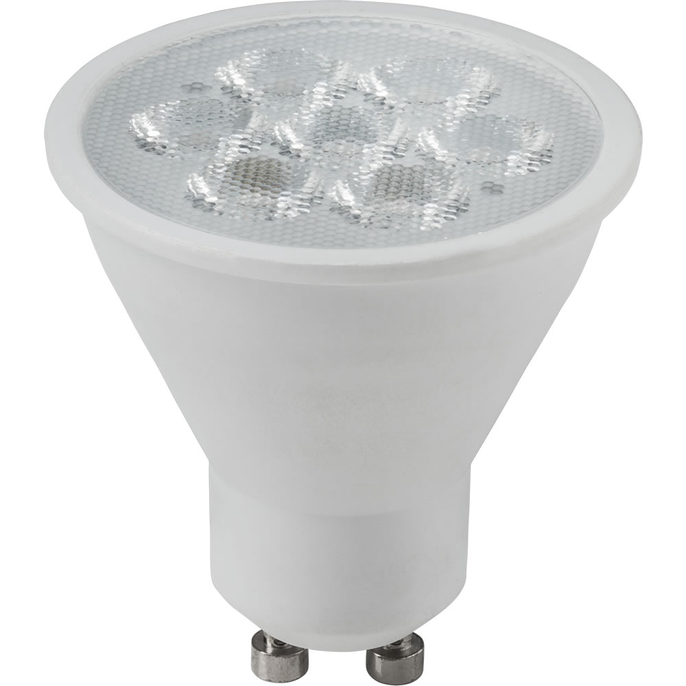 Wilko 1 pack GU10 LED 250 Lumens White Light Bulb Image 1