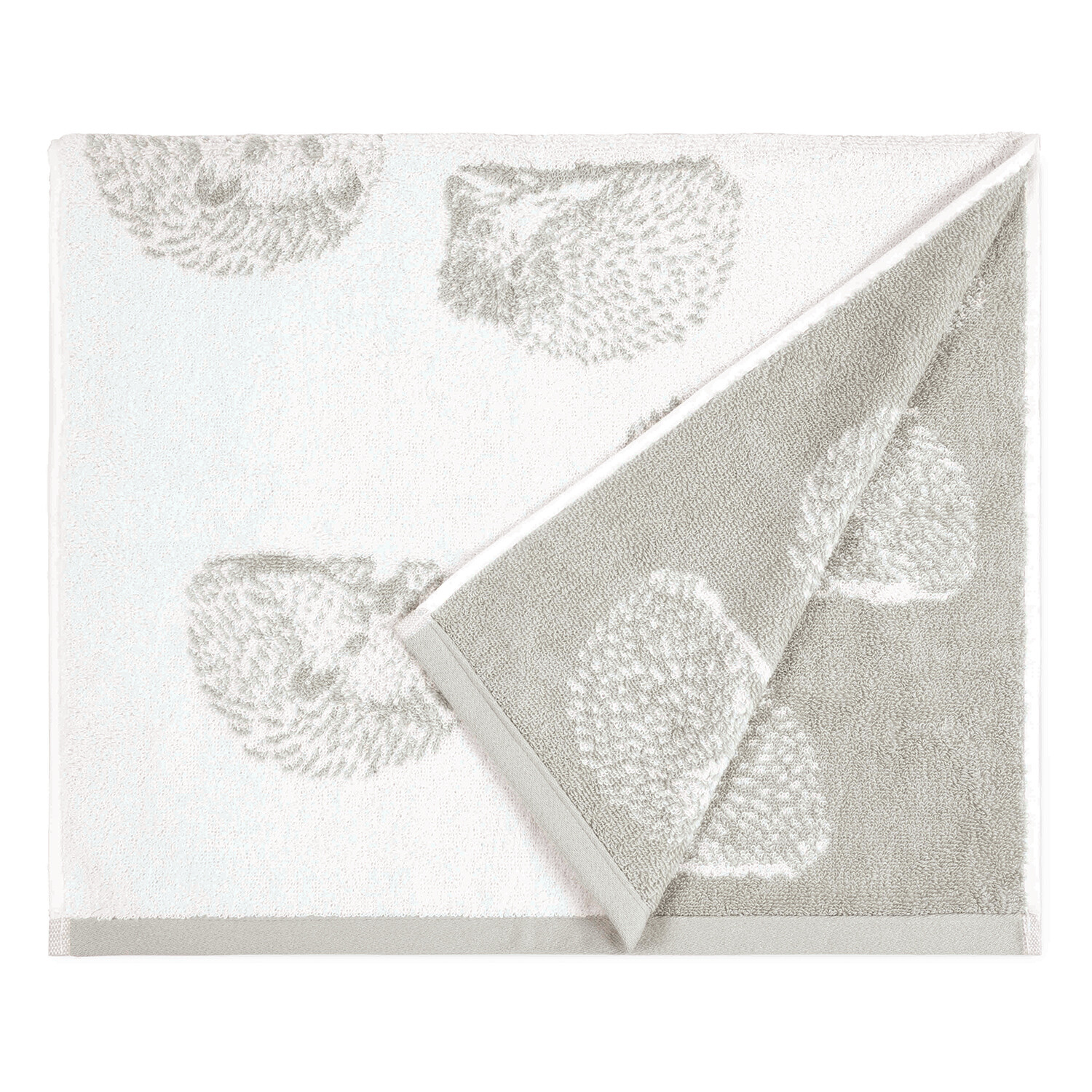 Hedgehog Hand Towel -  Beige Image 2
