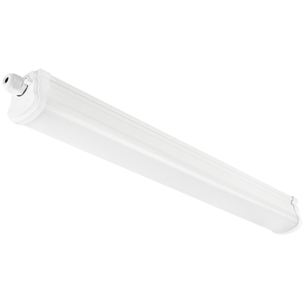 Nordlux Oakland 60 Single White LED Batten Light Fitting Image 1