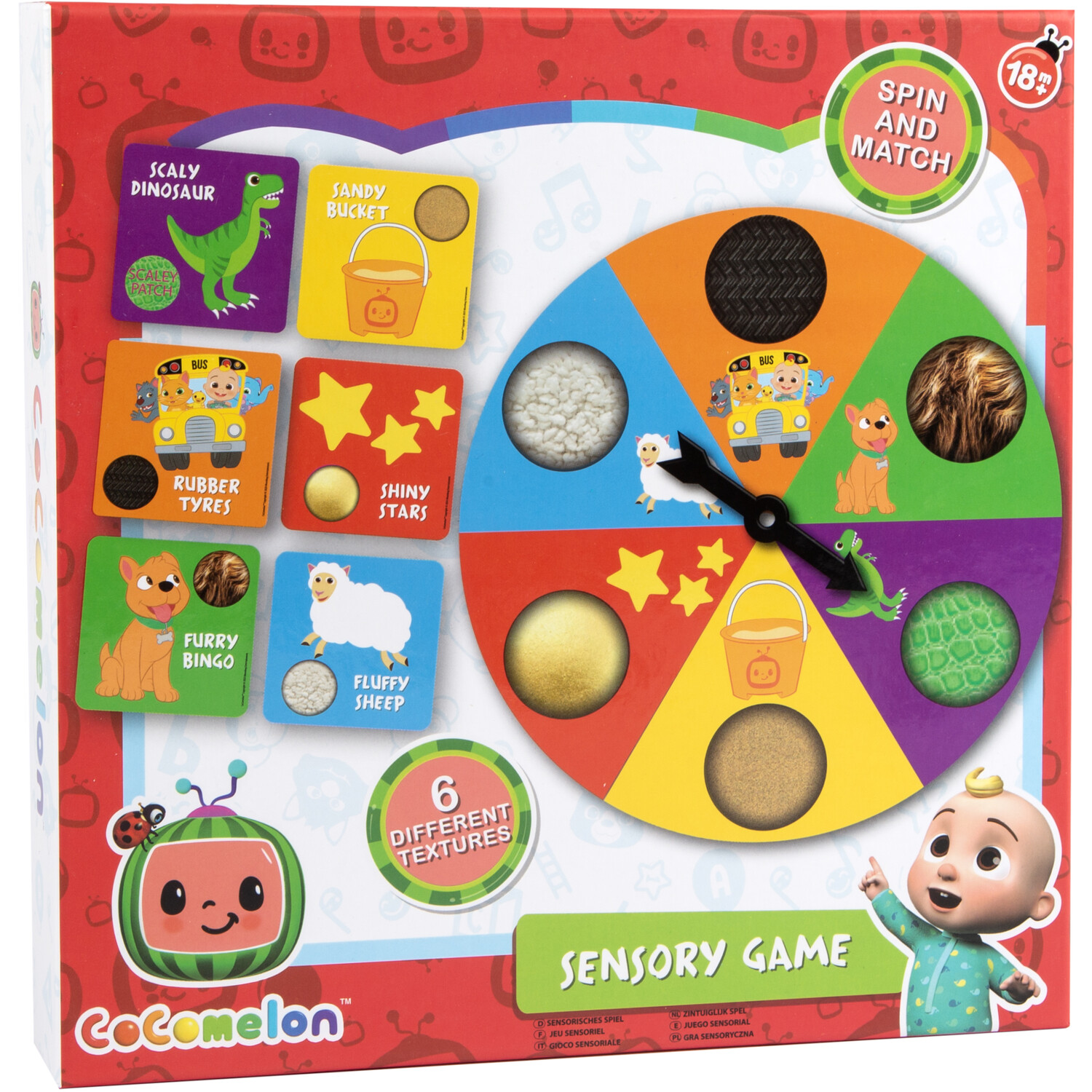 CoComelon Spin and Match Sensory Game Image 1