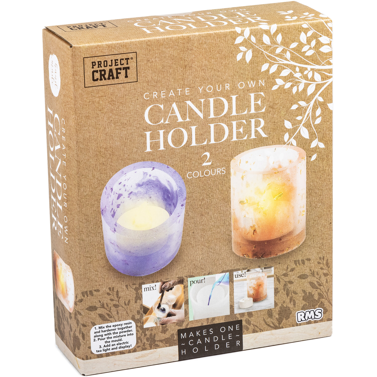 Pour Your Own Resin Candle Kit - Multicolour Image