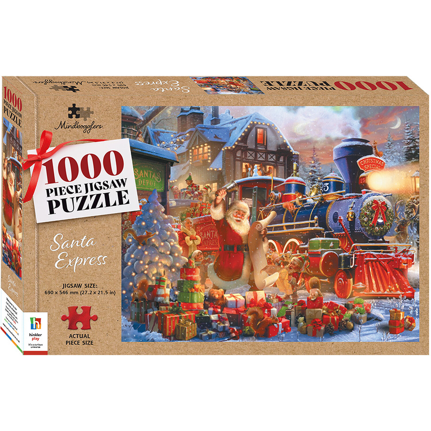 1000 Piece Santa Express Christmas Puzzle - Multicolour Image