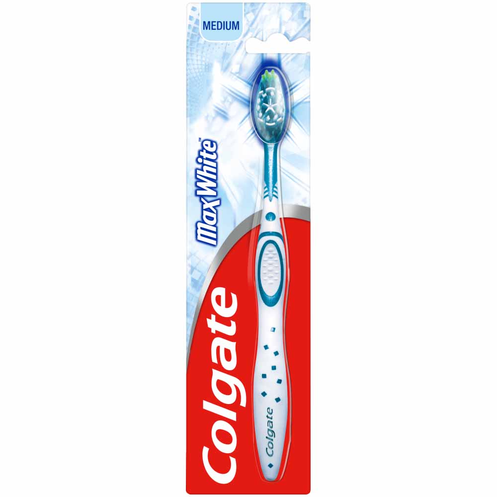 Colgate Max Whitening Medium Toothbrush Image 2