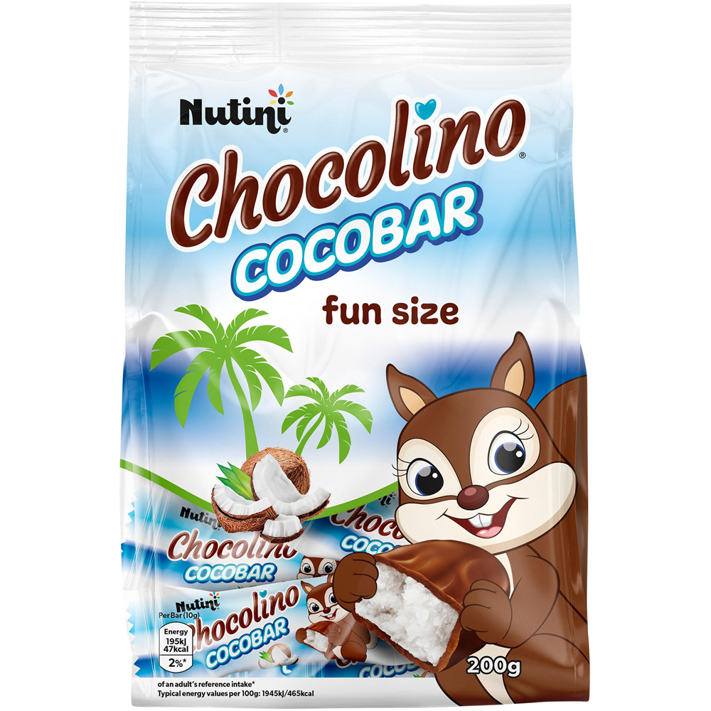 Nutini Chocolini Cocobar 200g Image