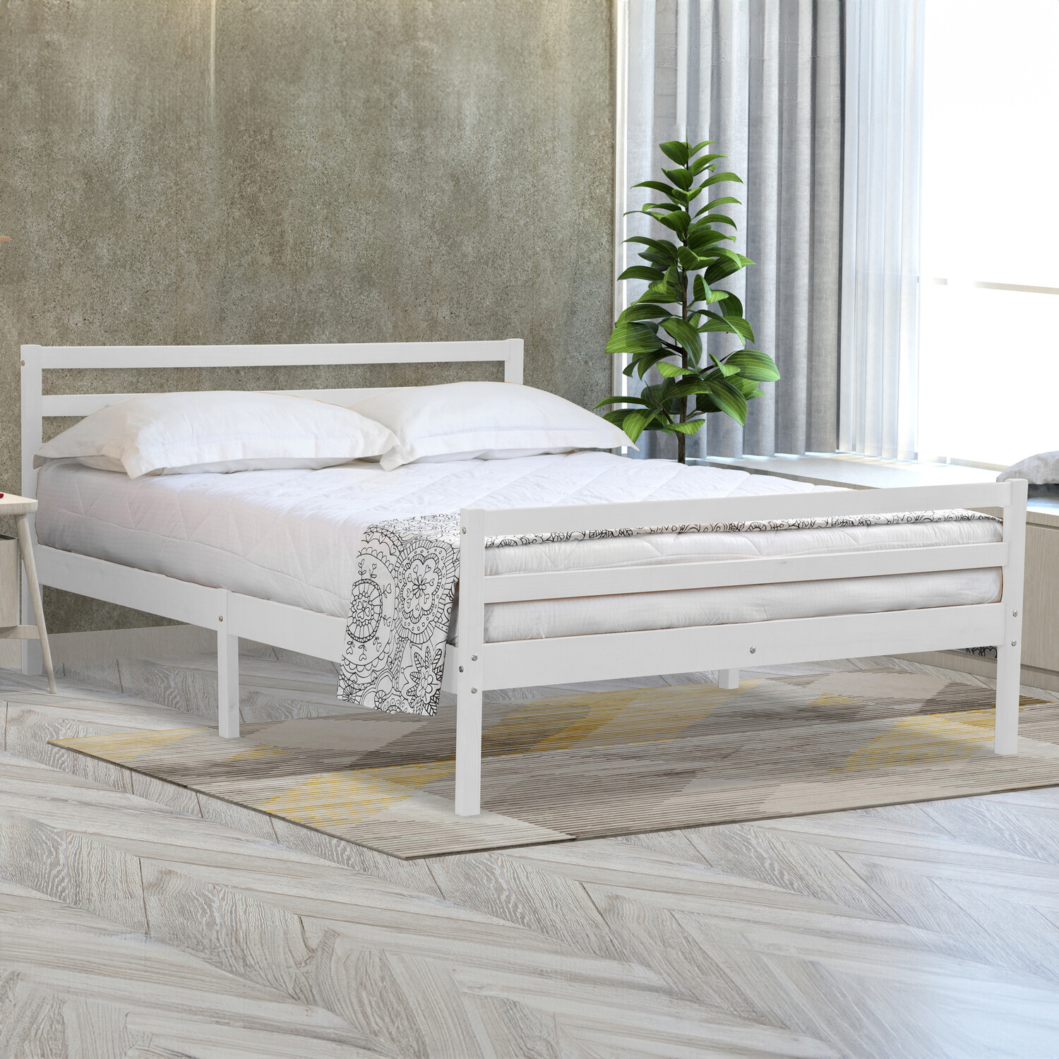 Atlas Bed - White Image 1