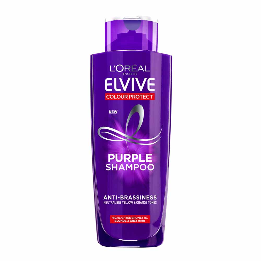 L'Oreal Paris Elvive Colour Protect Anti-Brassiness Purple Shampoo 200ml Image 2