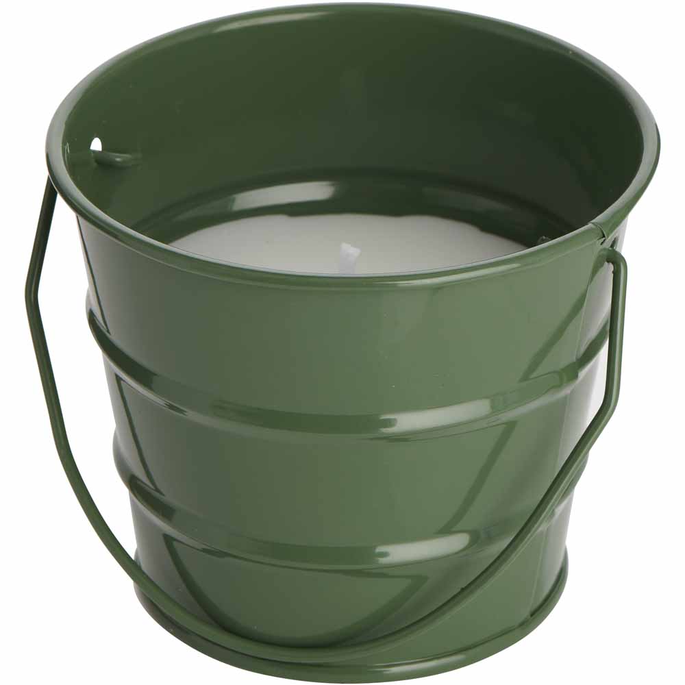 Wilko Bucket Citronella Candle 3pk Image 4