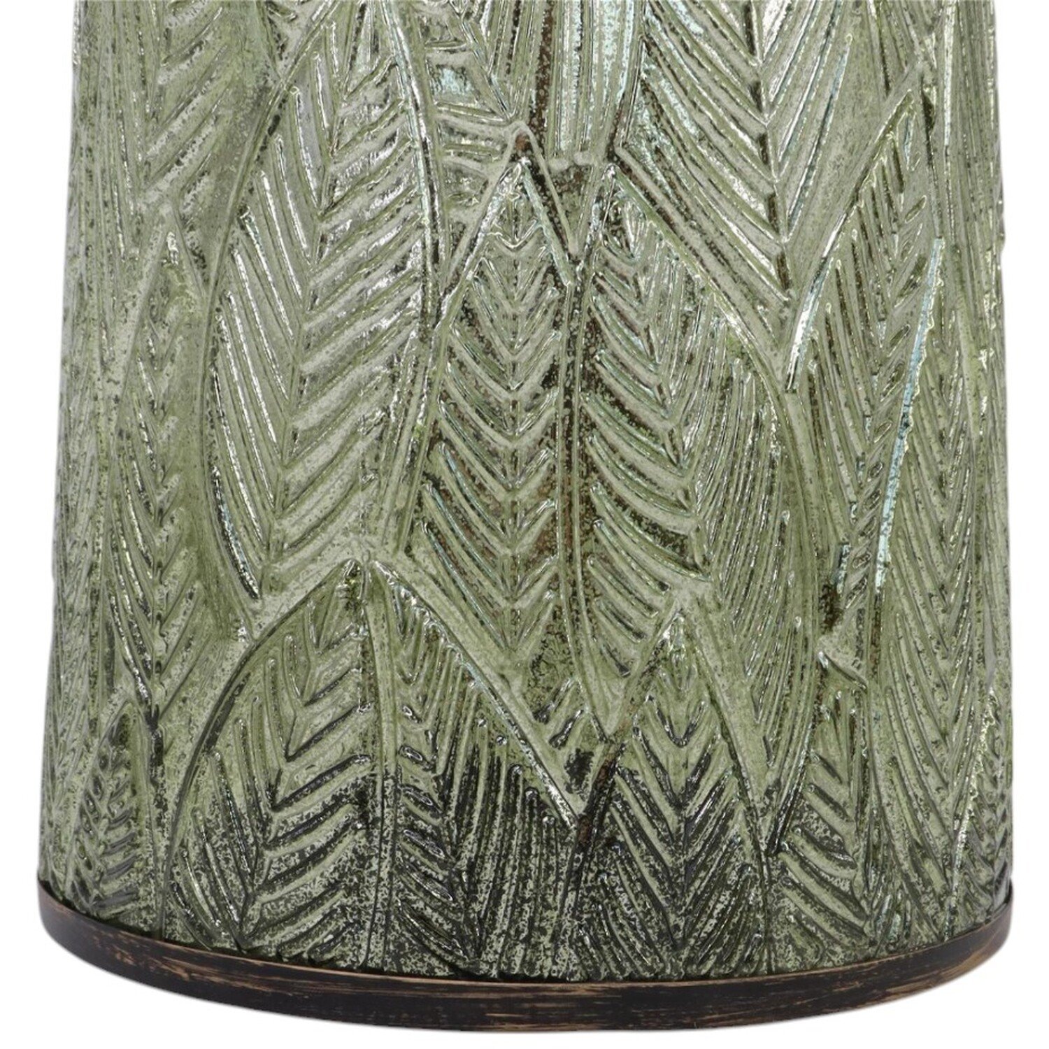 Antique Green Leaf Lantern Green Image 3