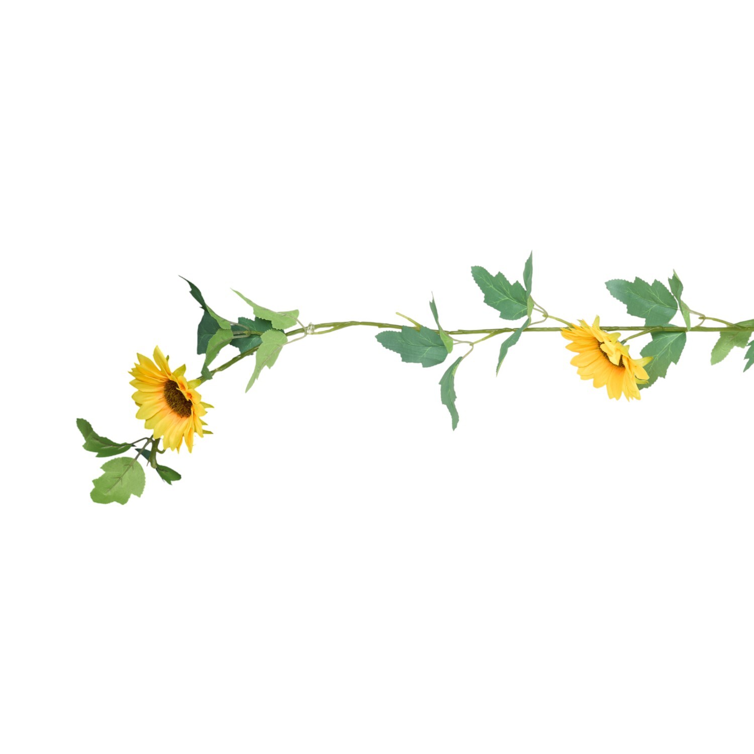 Artificial Bright Sunflower Garland Yellow Image 3