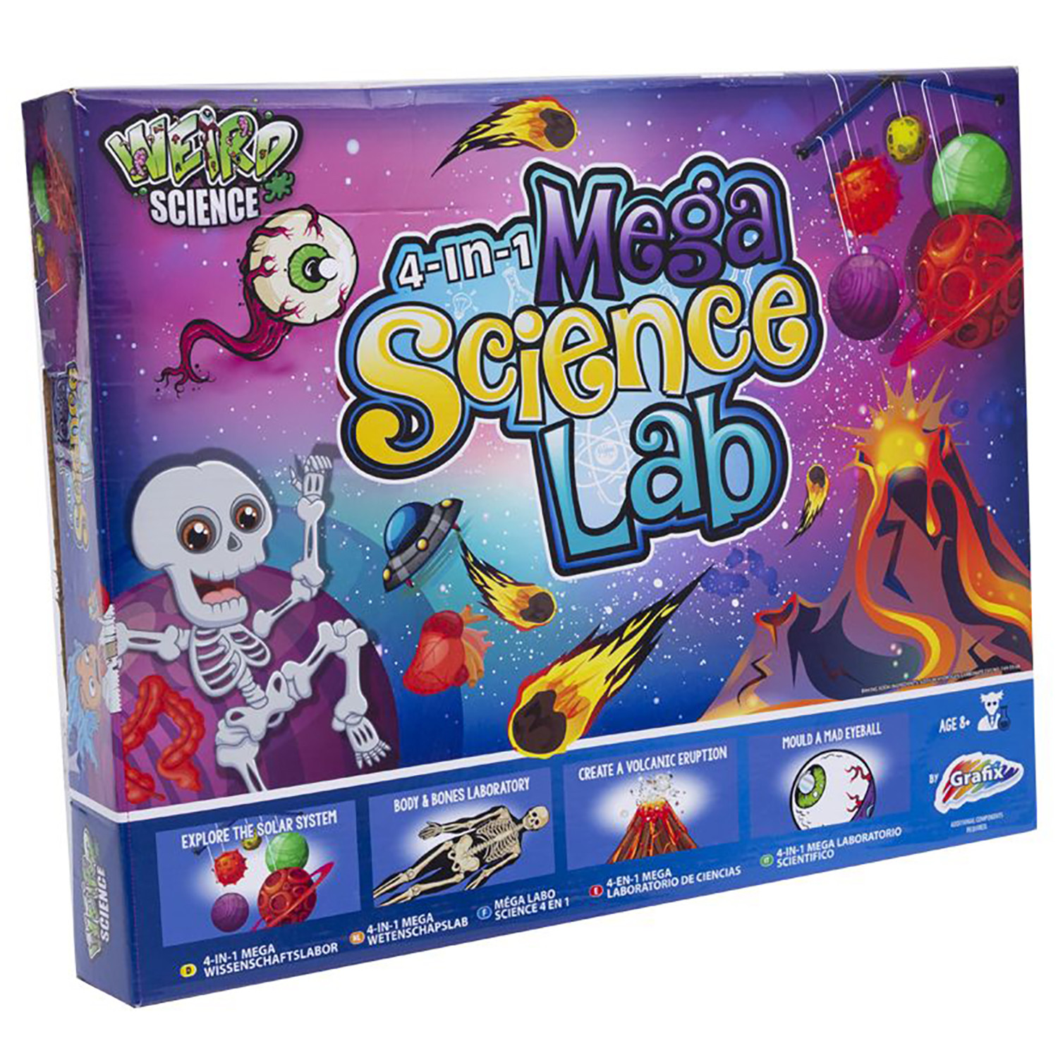 Grafix 4 In 1 Mega Science Lab Kit Image