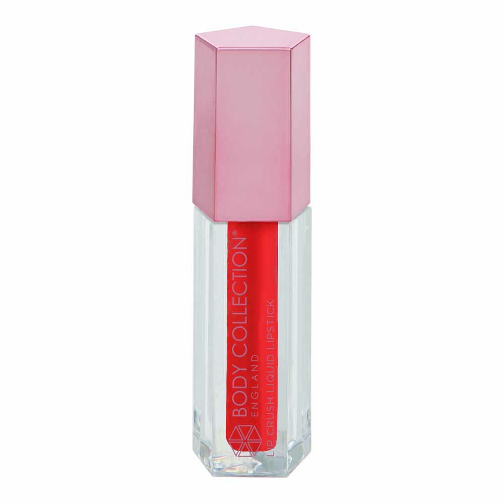 Body Collection Lip Crush Liquid Lipstick Red Apple Image