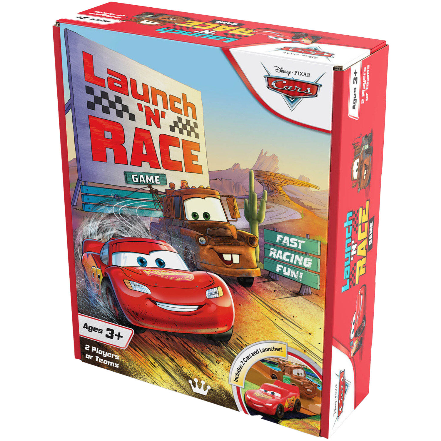 Disney Pixar Cars Launch N Race Game - Red Image 3