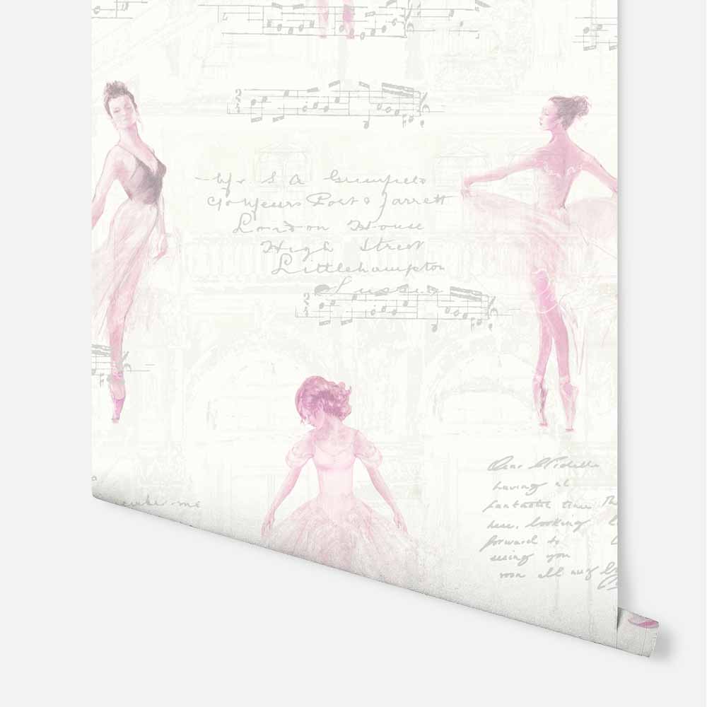 Arthouse Wallpaper Pirouette Pink Image 2