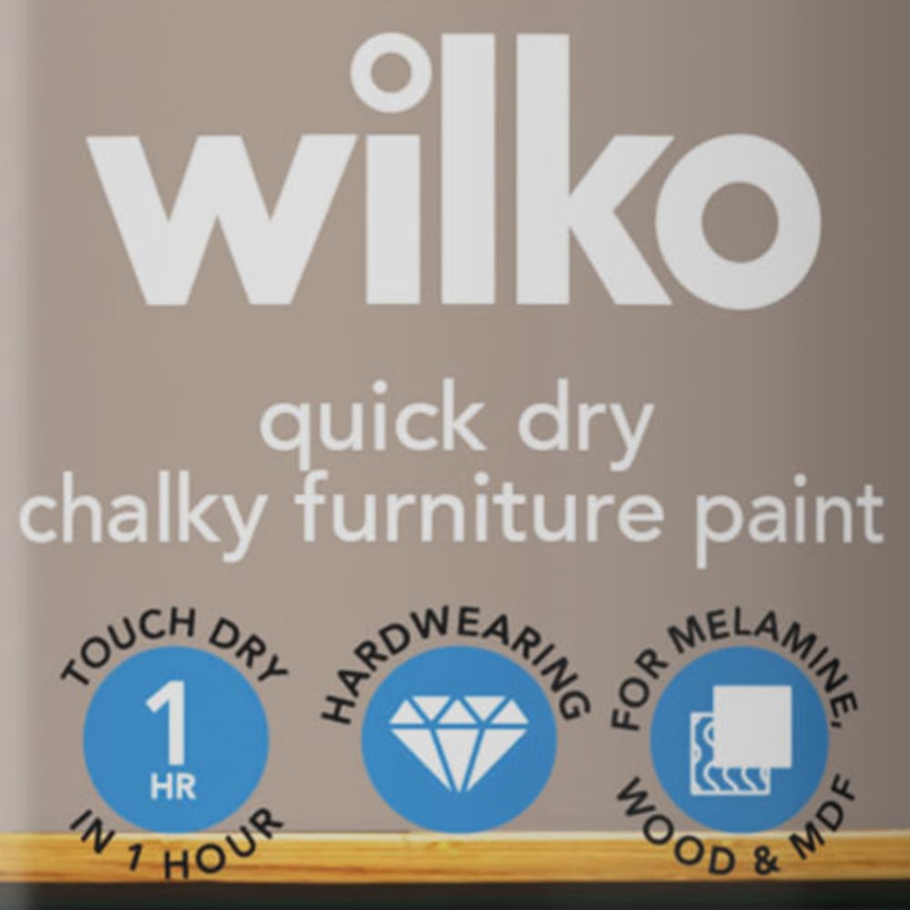 Wilko Quick Dry Pink Furniture Paint 250ml Image 4