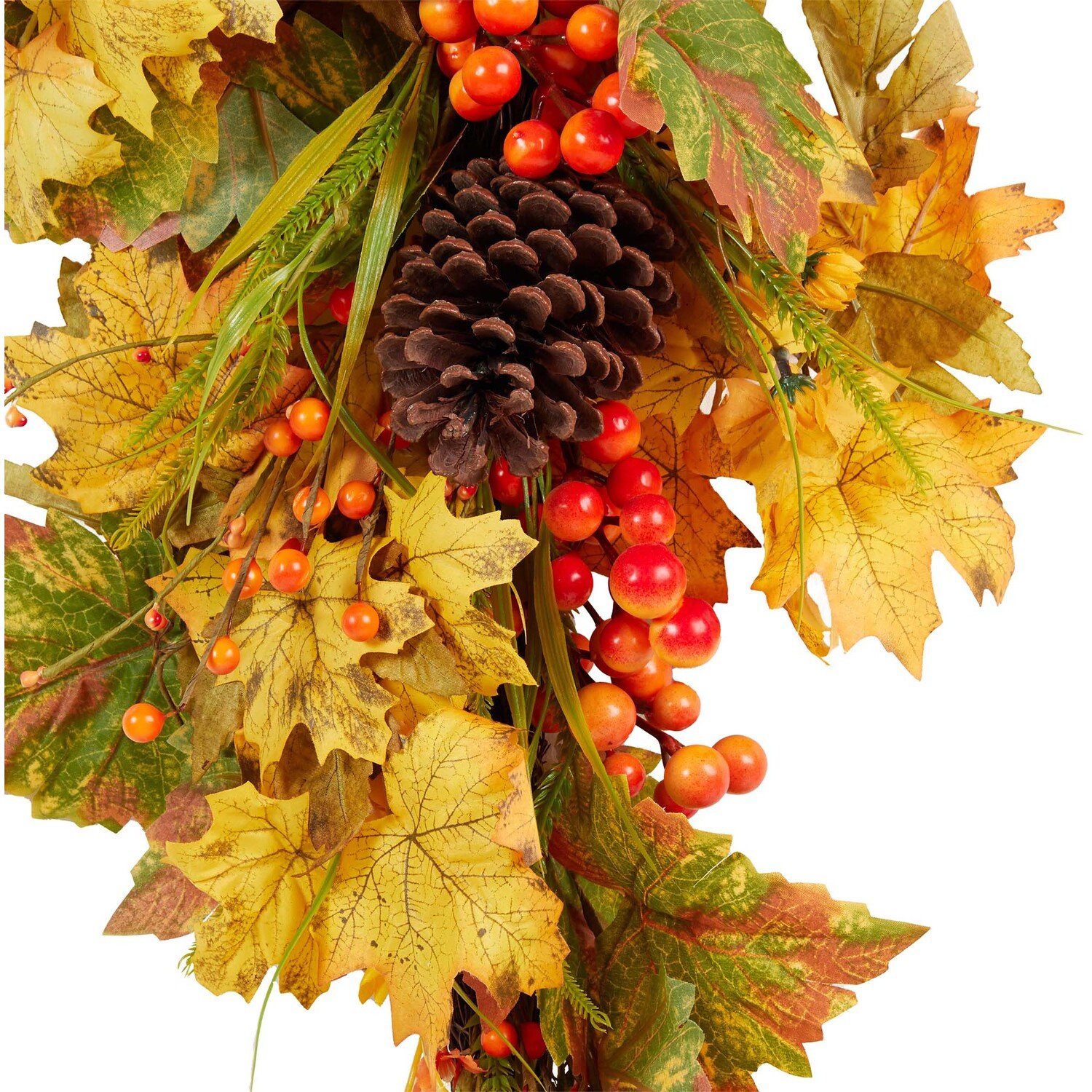 The Fall Collection Autumnal Floral Pumpkin T Drop - Yellow Image 3