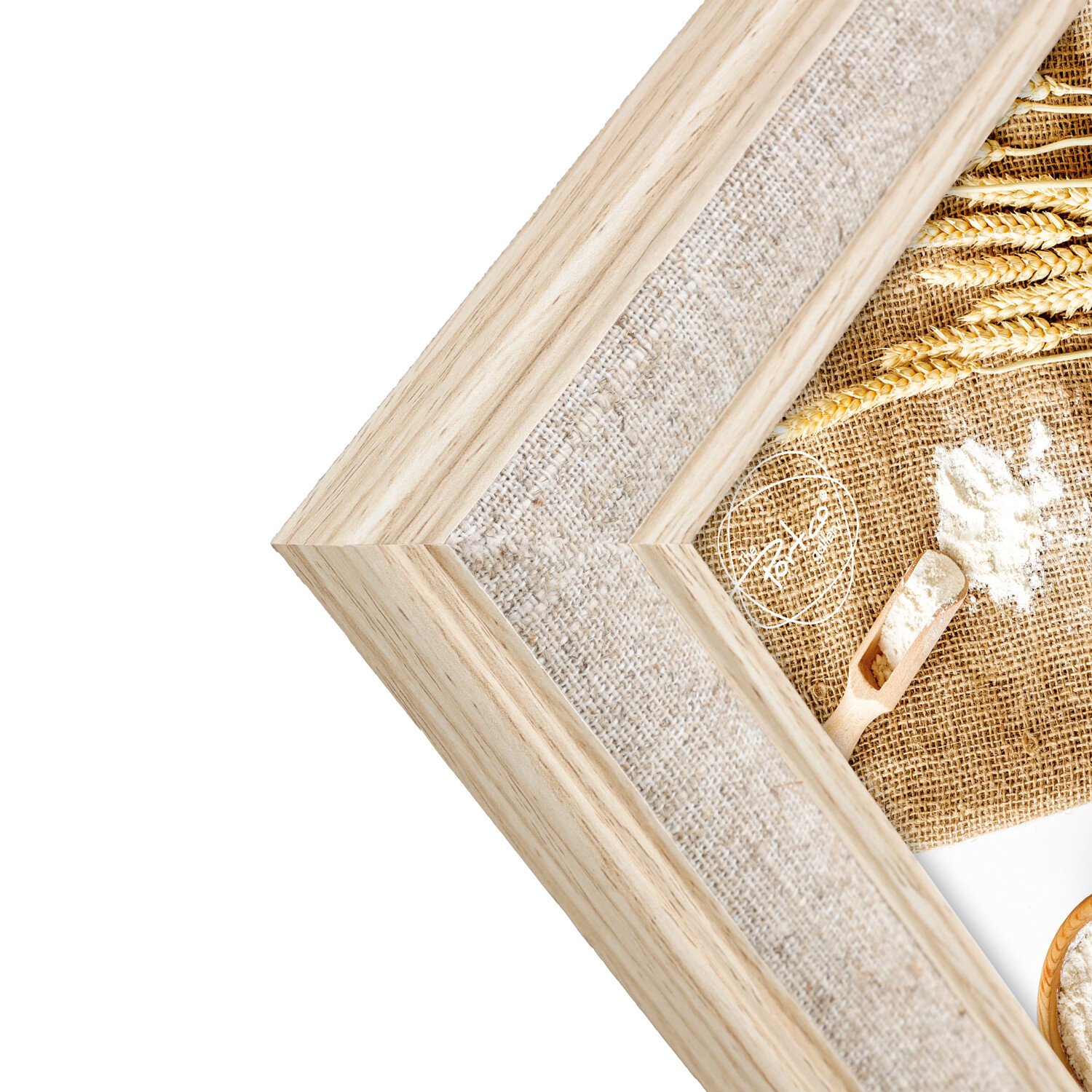 Whitstable Linen Effect Frame - Brown / 5 x 7 inch Image 3