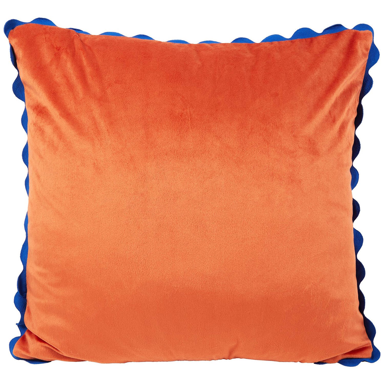My Home Raya Scallop Edge Cushion - Orange Image 1