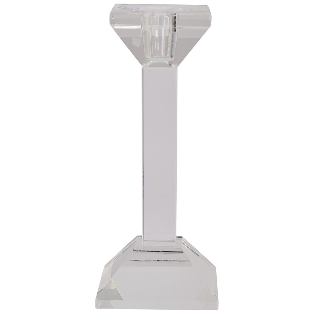Wilko Small Crystal Look Candle Holder Image 1