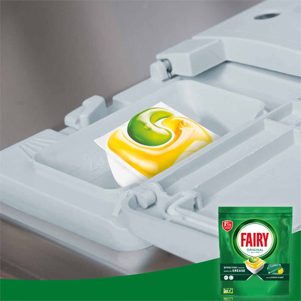 Fairy All in One Dishwasher Tablets Original 78 pack Image 7
