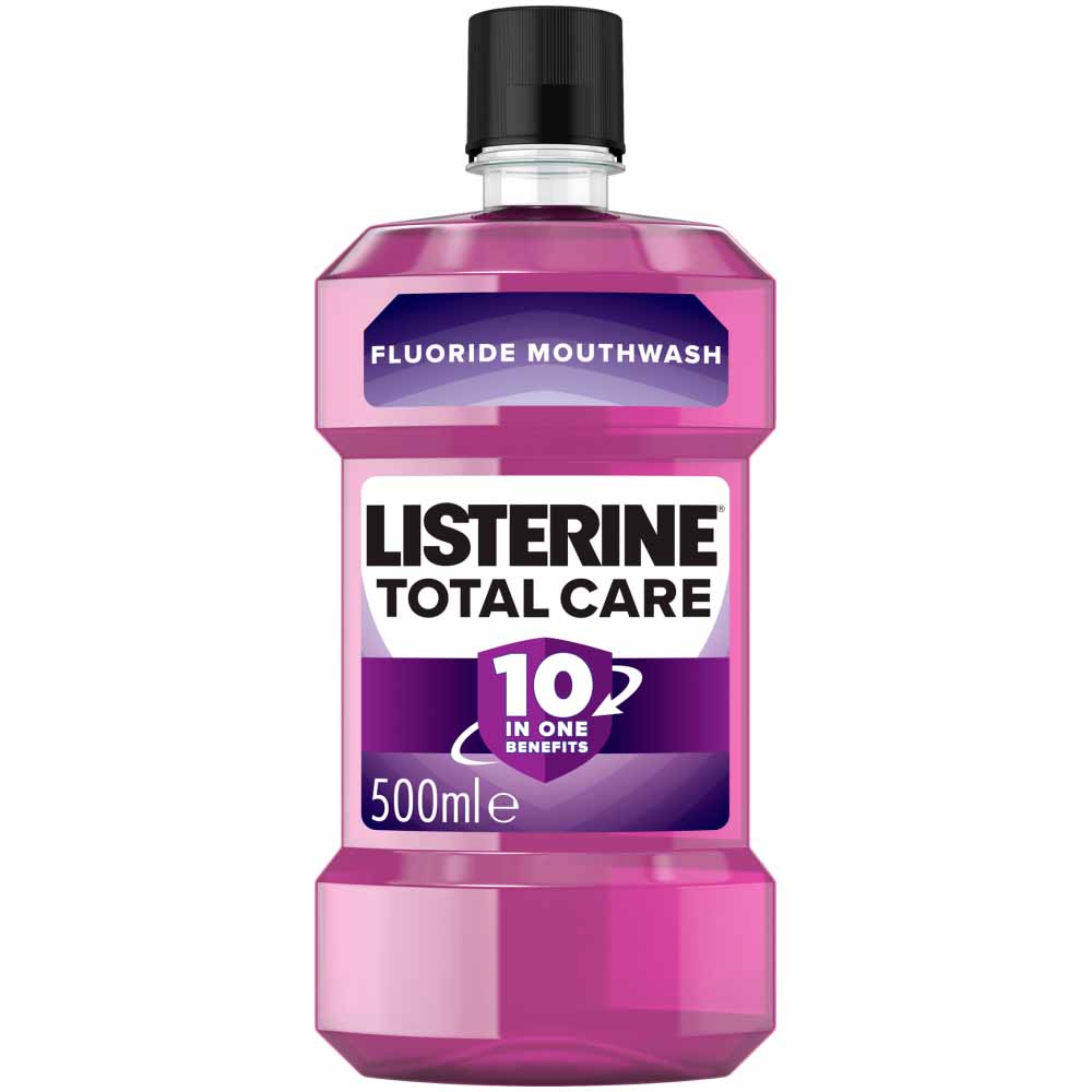 Listerine Total Care Clean Mint Mouthwash 500ml Image 1