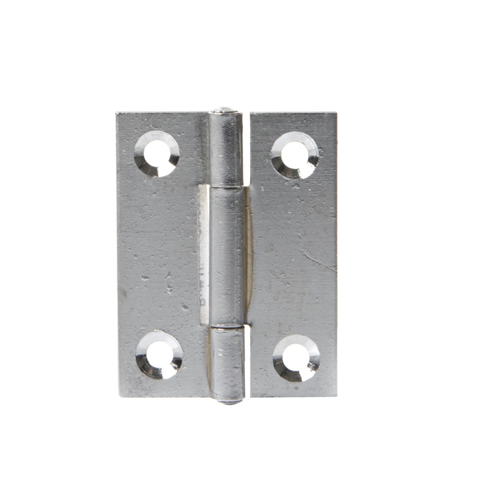 Wilko 50mm Chrome Plated Light Butt Hinge Image