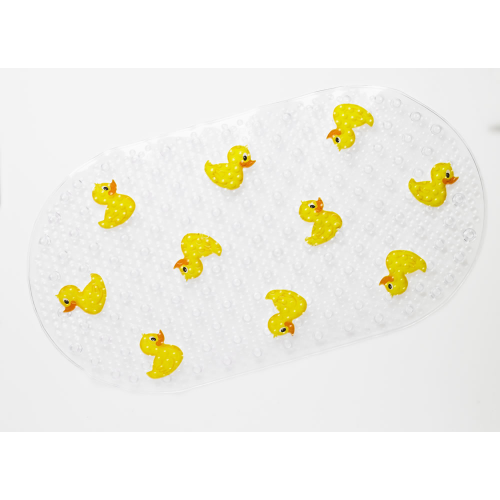 Wilko PVC Duck Design Bath Mat Image