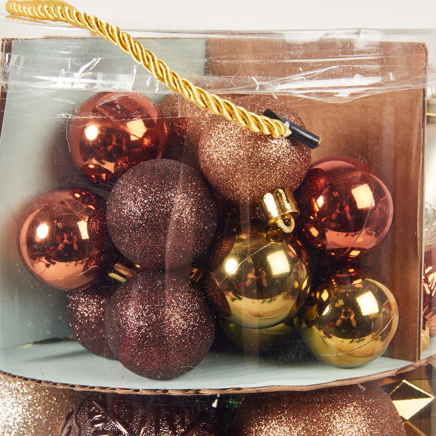 Pack of 120 Amber Charm Bauble Image 10