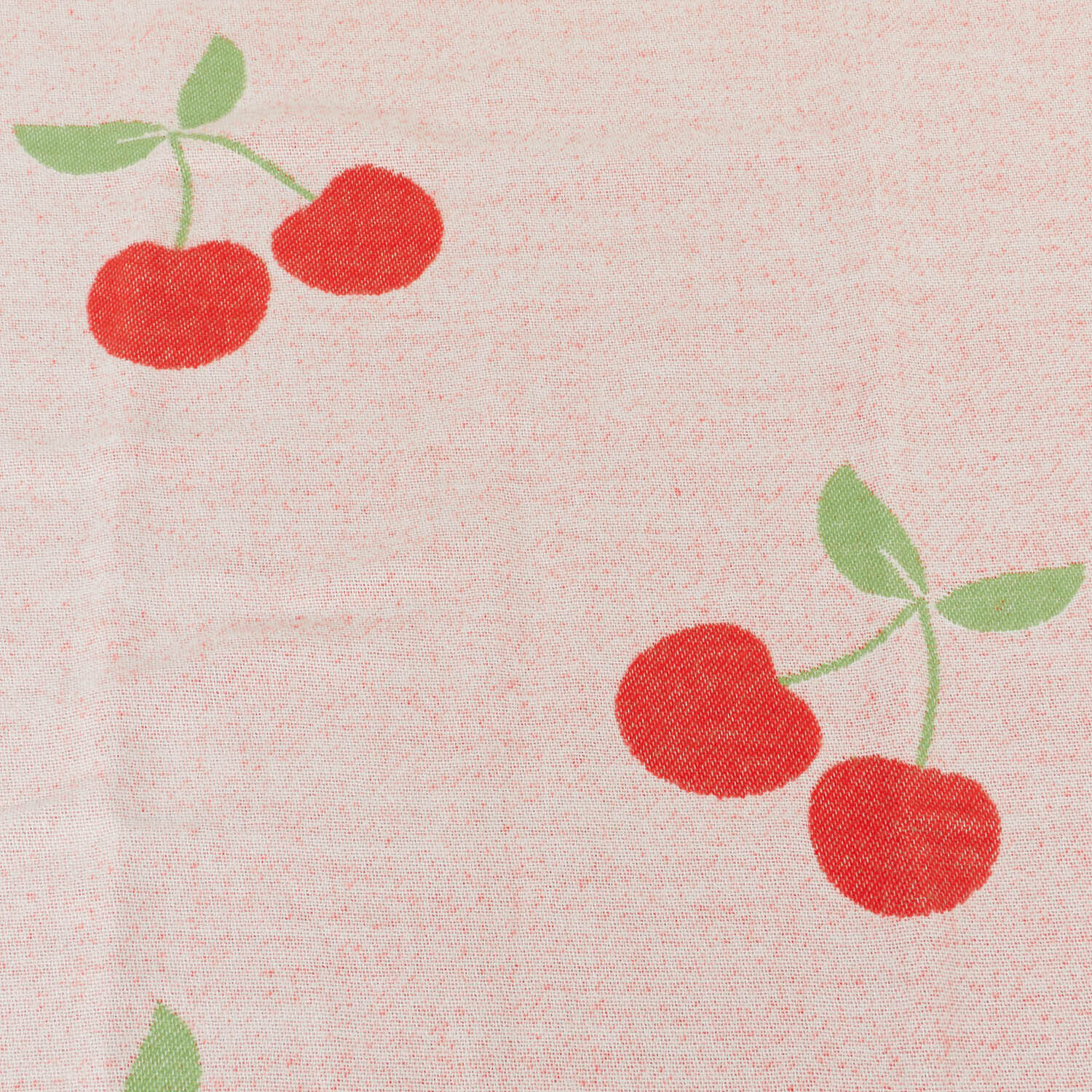 Cherries Jacquard Throw - Pink Image 4