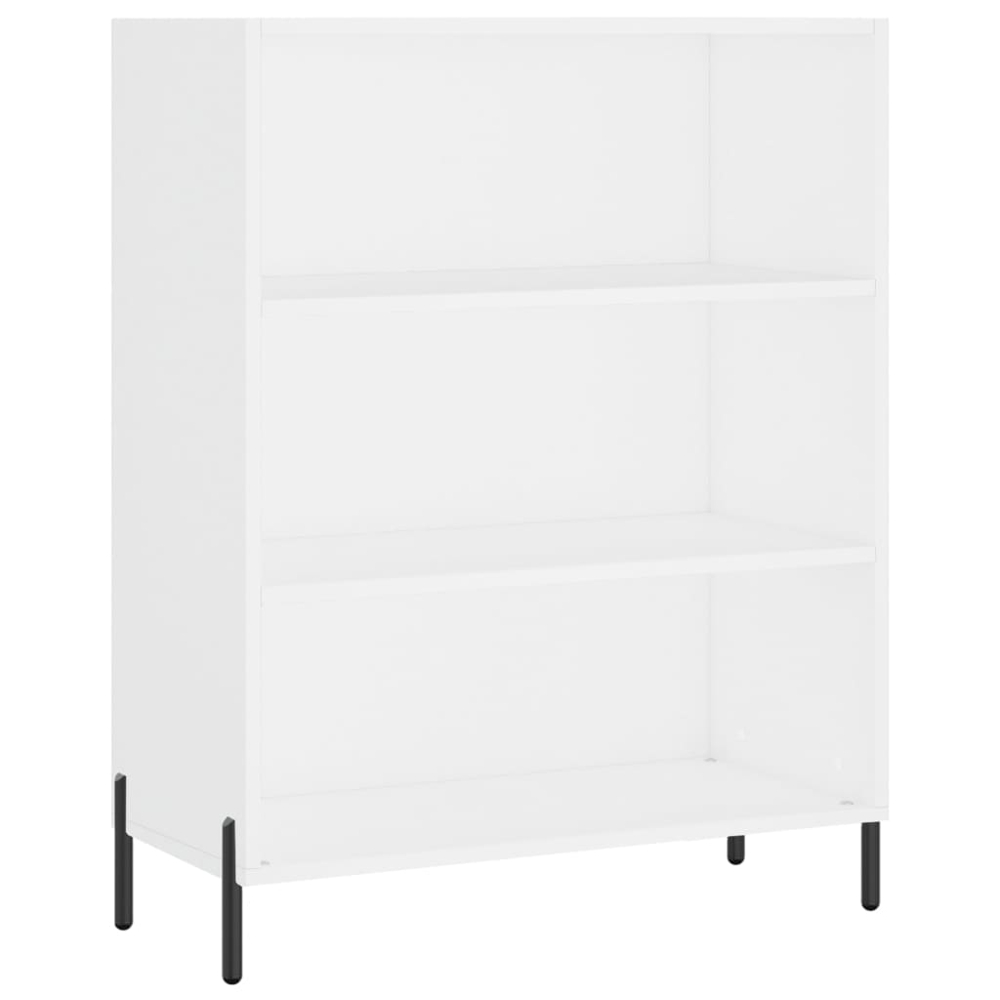 vidaXL 2 Door 3 Shelf White Highboard Image 7