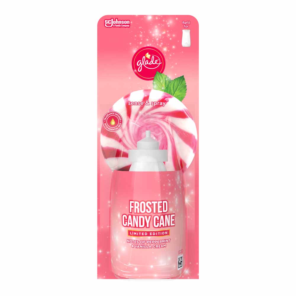 Glade Sense and Spray Refill Frosted Candy Cane Air Freshener 18ml Wilko