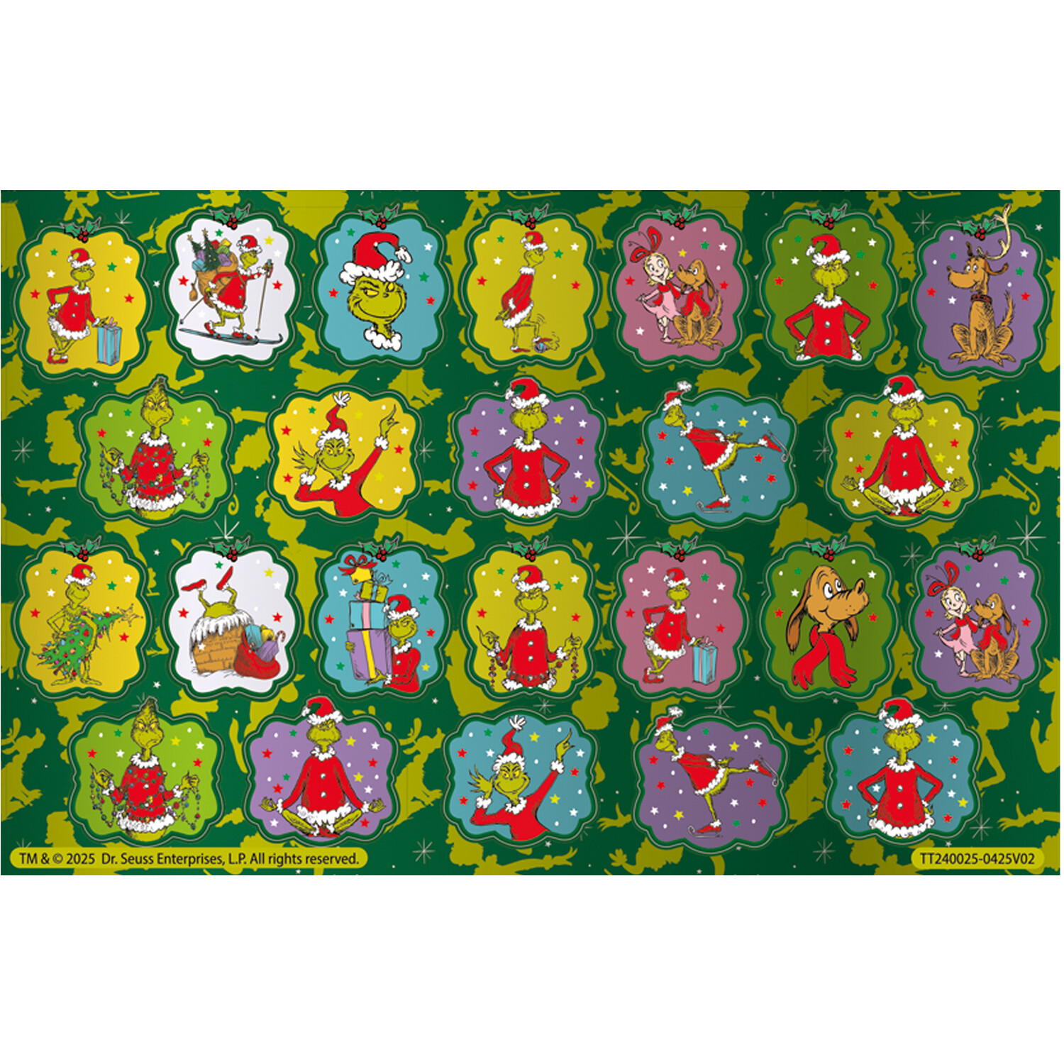 The Grinch Window Sticker SetMulticolour Image 4