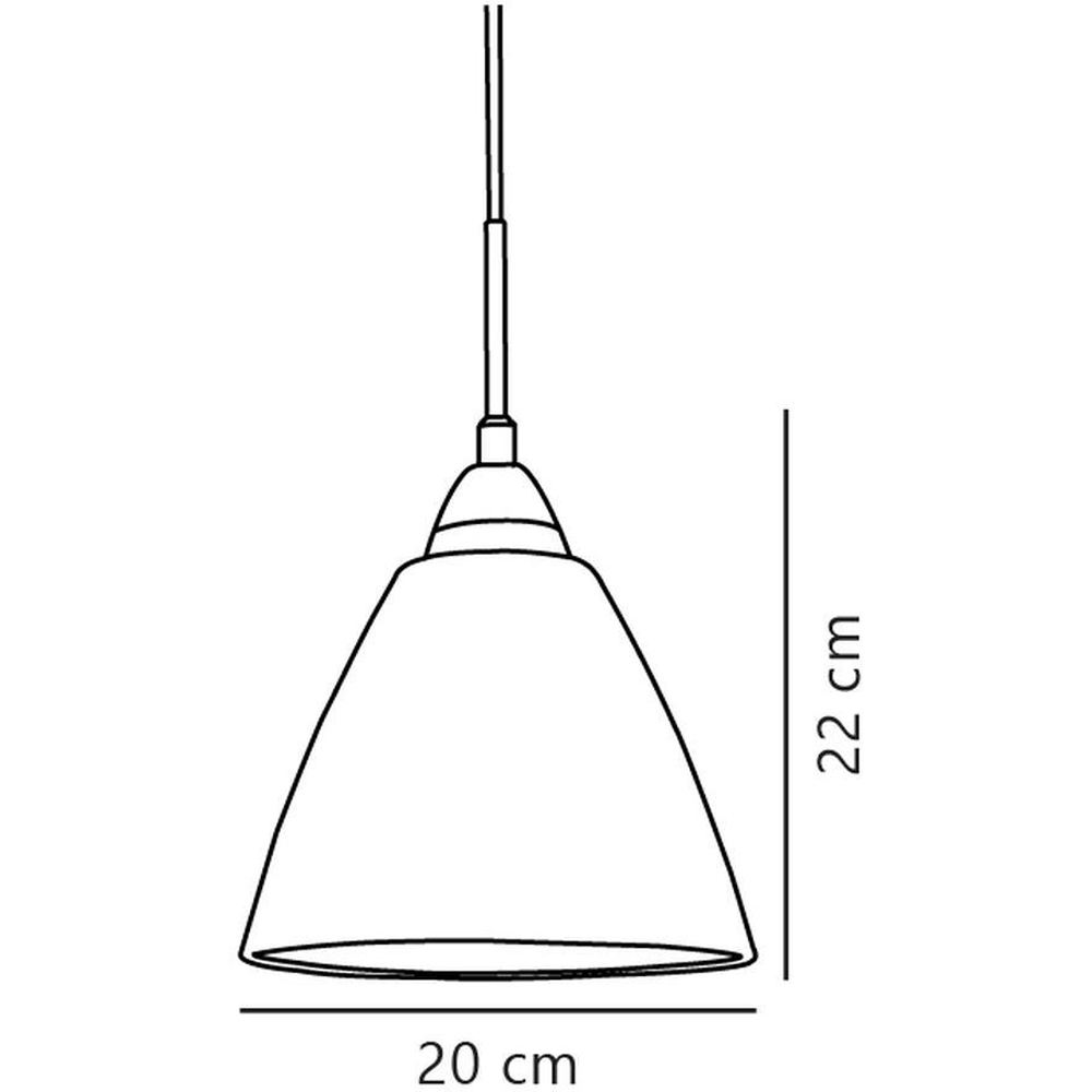 Nordlux Read 20 E27 Opal White Glass Pendant Light Image 4