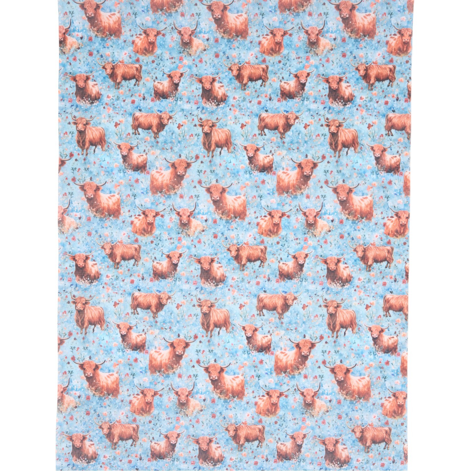 Highland Cow Fabric Roll Image 8