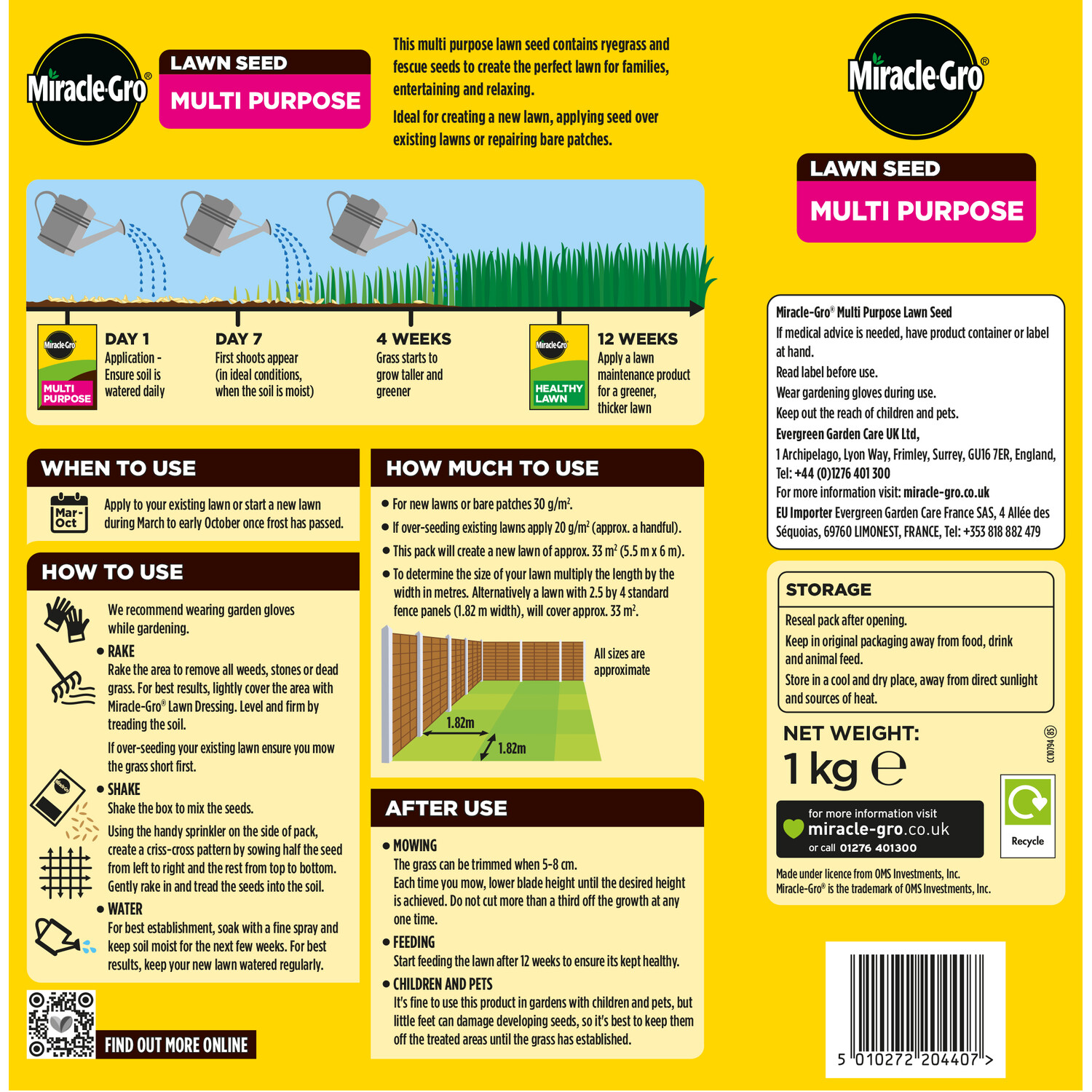Miracle-Gro Multipurpose Lawn Seed Image 2