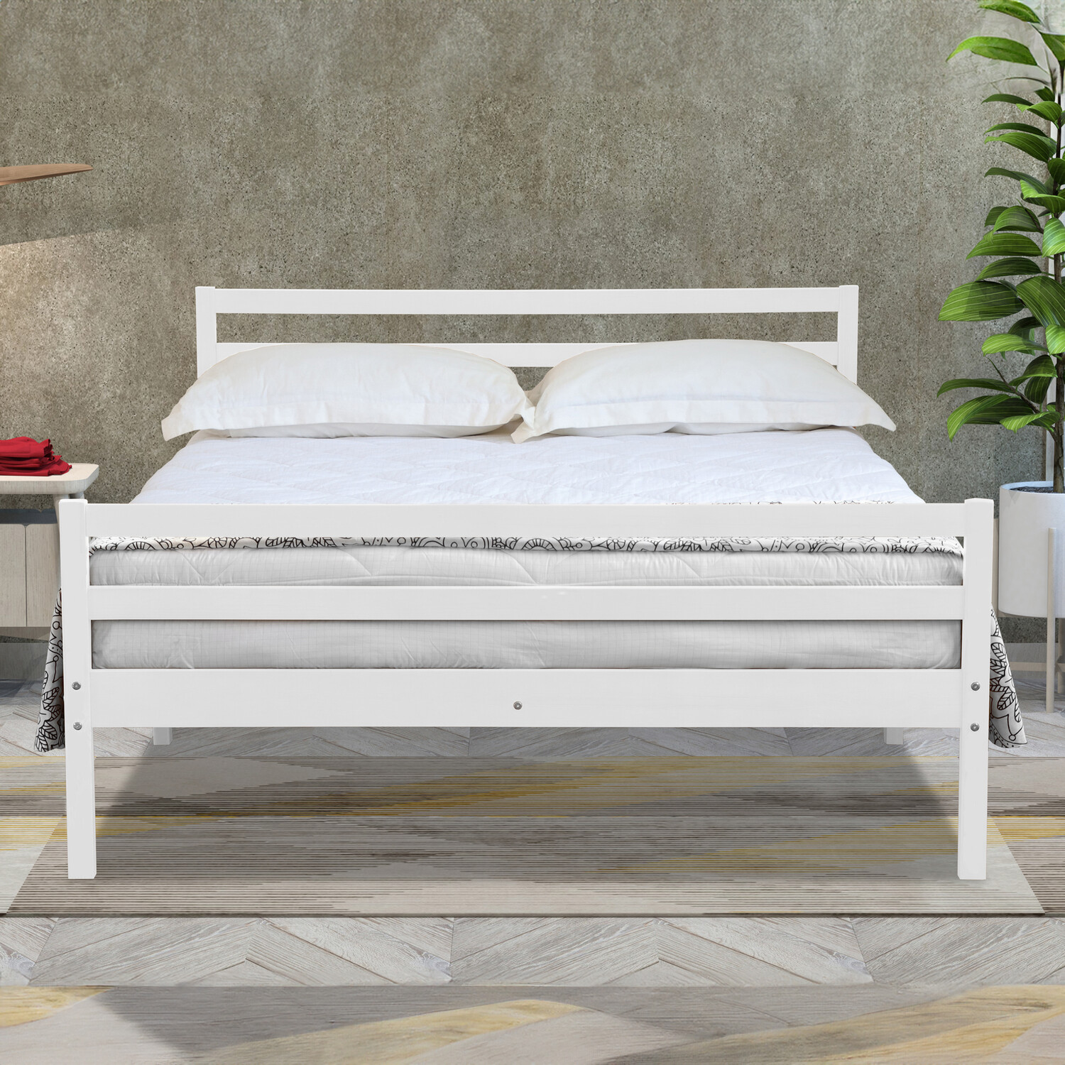 Atlas Bed - White Image 2