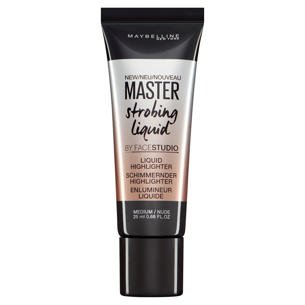 Maybelline Master Strobing Liquid Illuminating Highlighter Medium Nude Glow Image 1