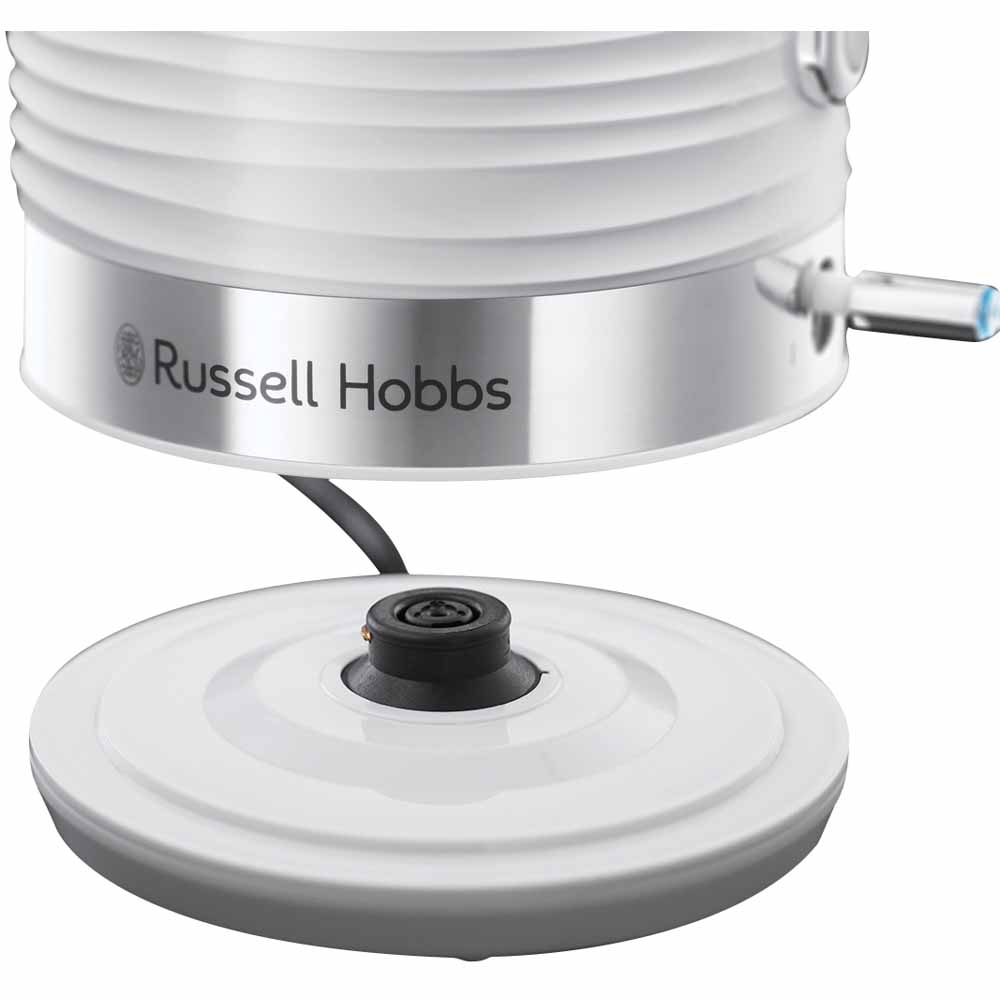 Rusell Hobbs White Inspire Kettle 1.7L Wilko