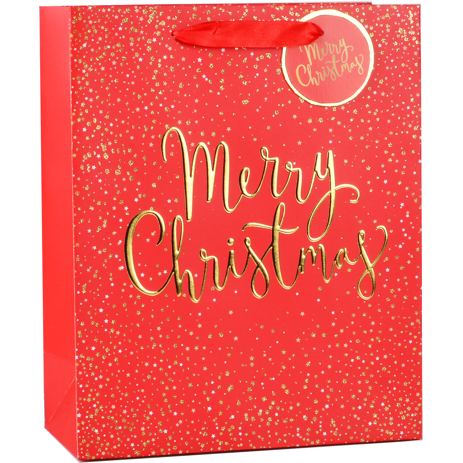 Large Merry Christmas Giftbag Image 1