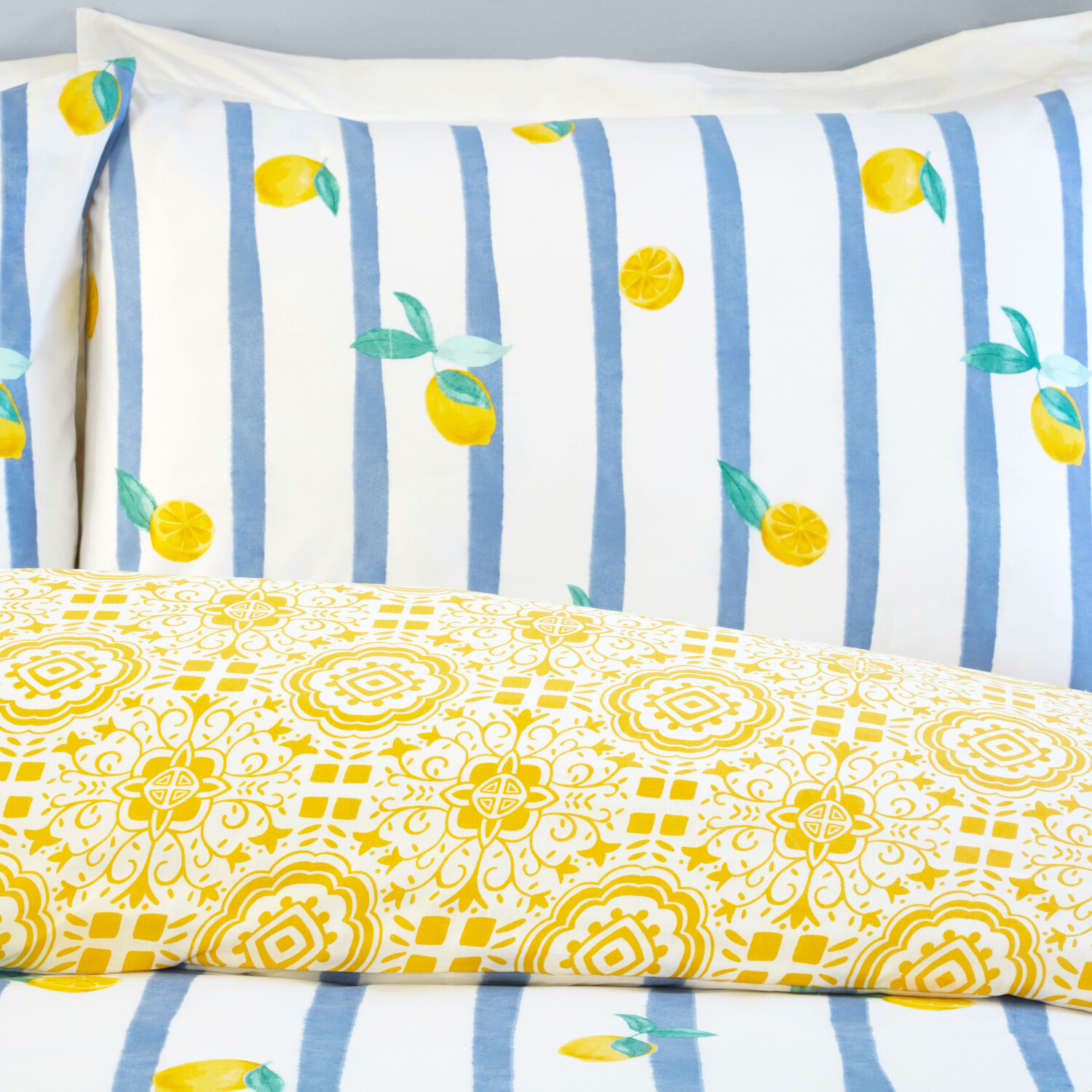 Sorrento Duvet Set Yellow Double Image 3