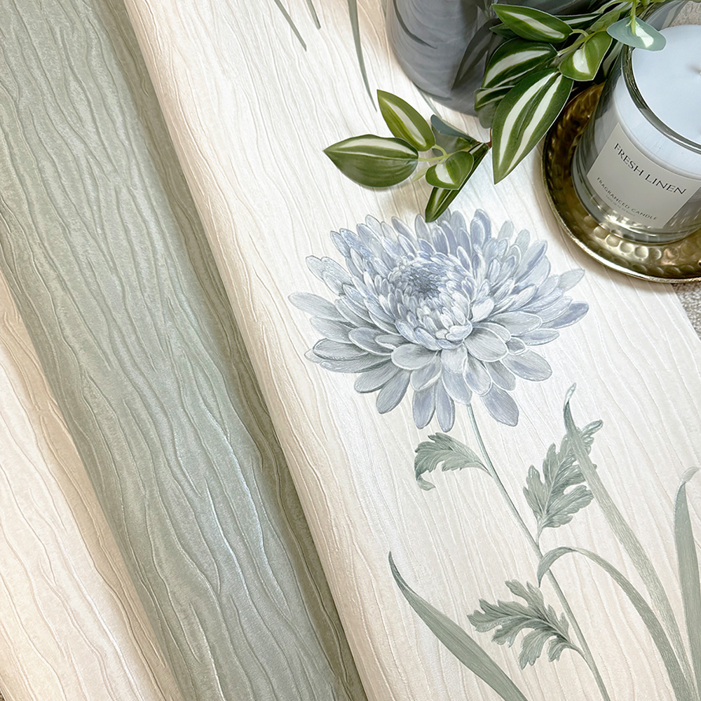 Belgravia Decor Tiffany Bella Blue Wallpaper Image 4