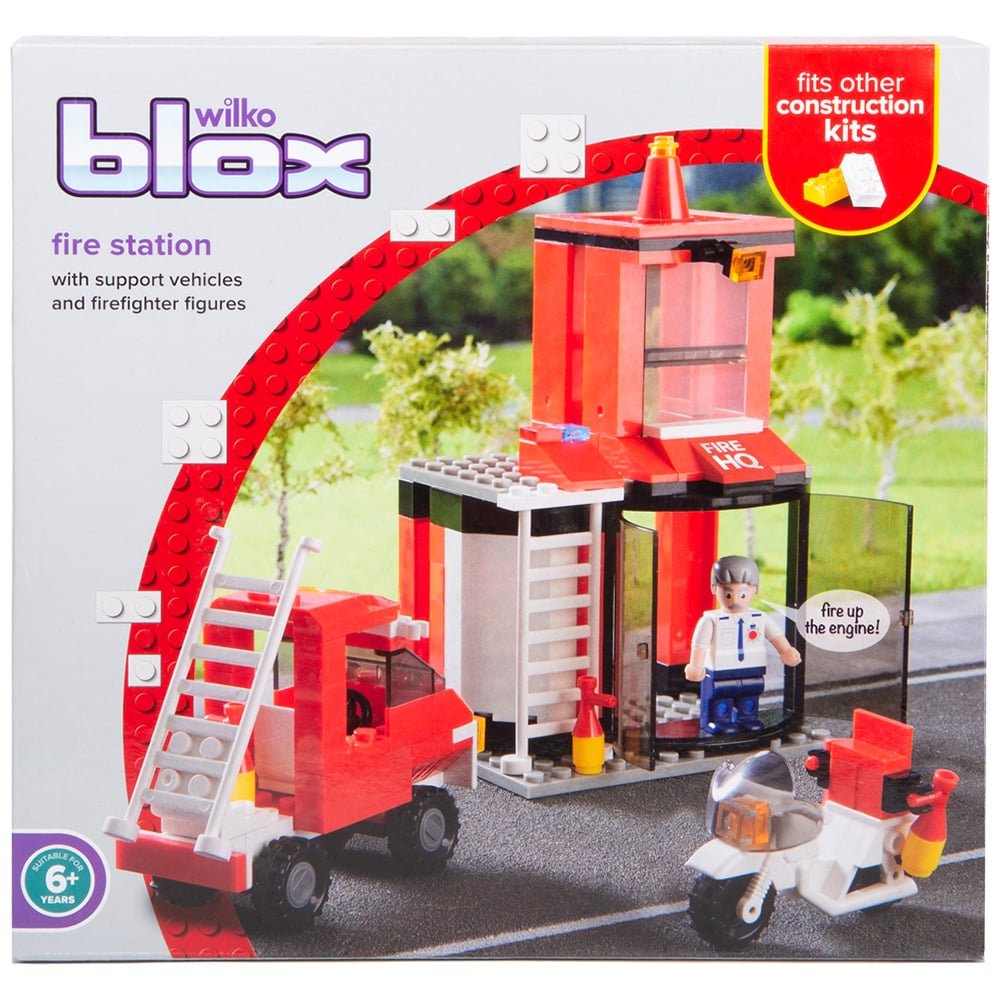 Wilko Blox Fire Station Medium Set Image 7