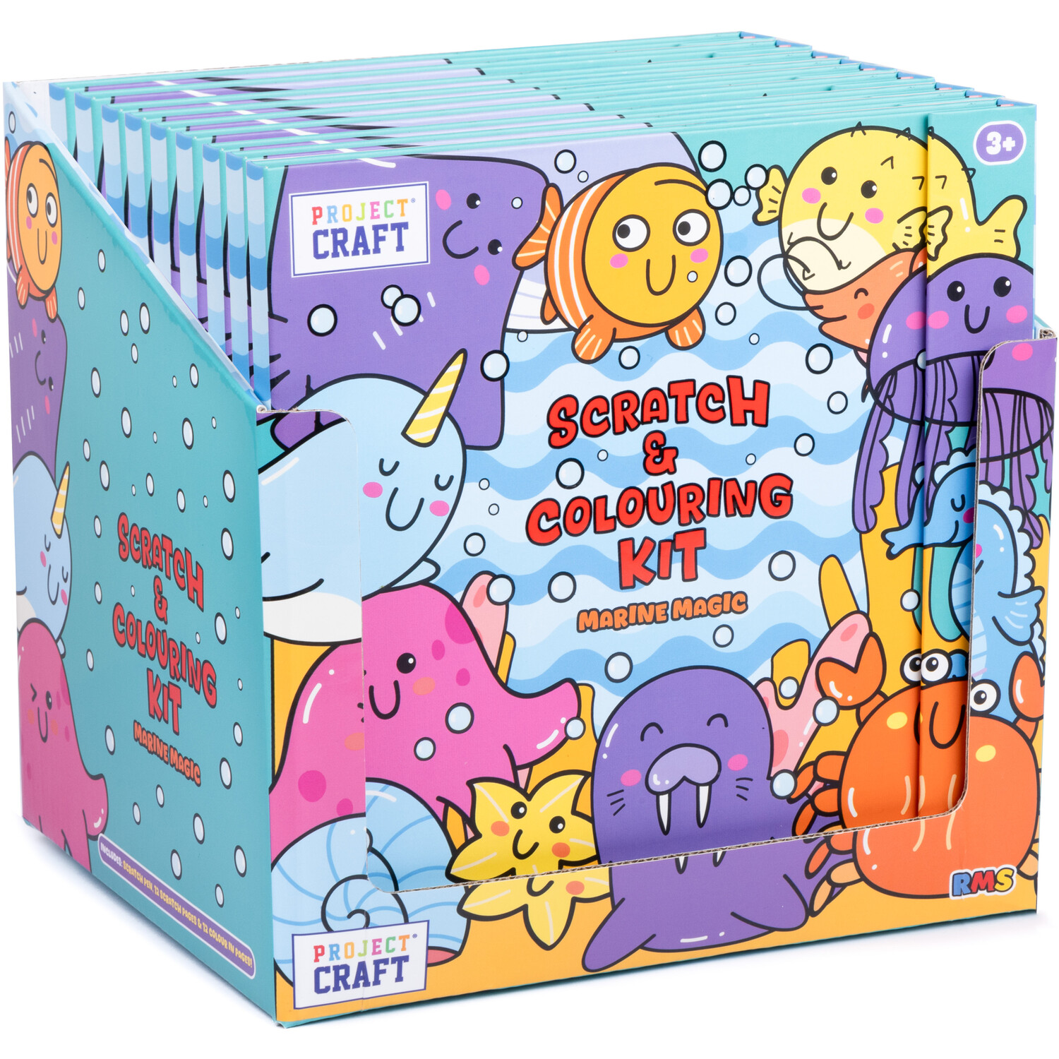 Kawaii Scratch and Colouring Set Image 3