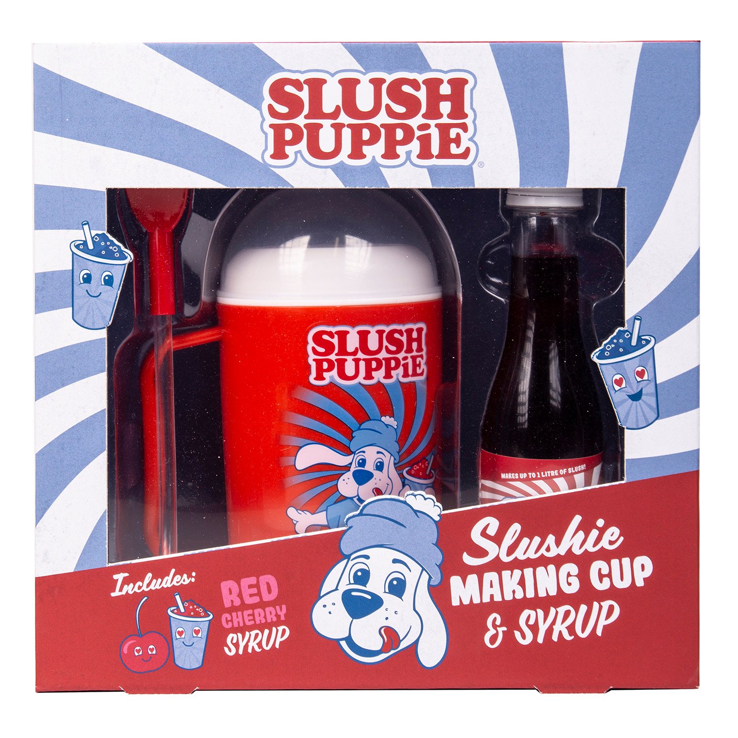 G&G Slush Puppie Red Cherry Slushie Making Cup and Syrup Image 1