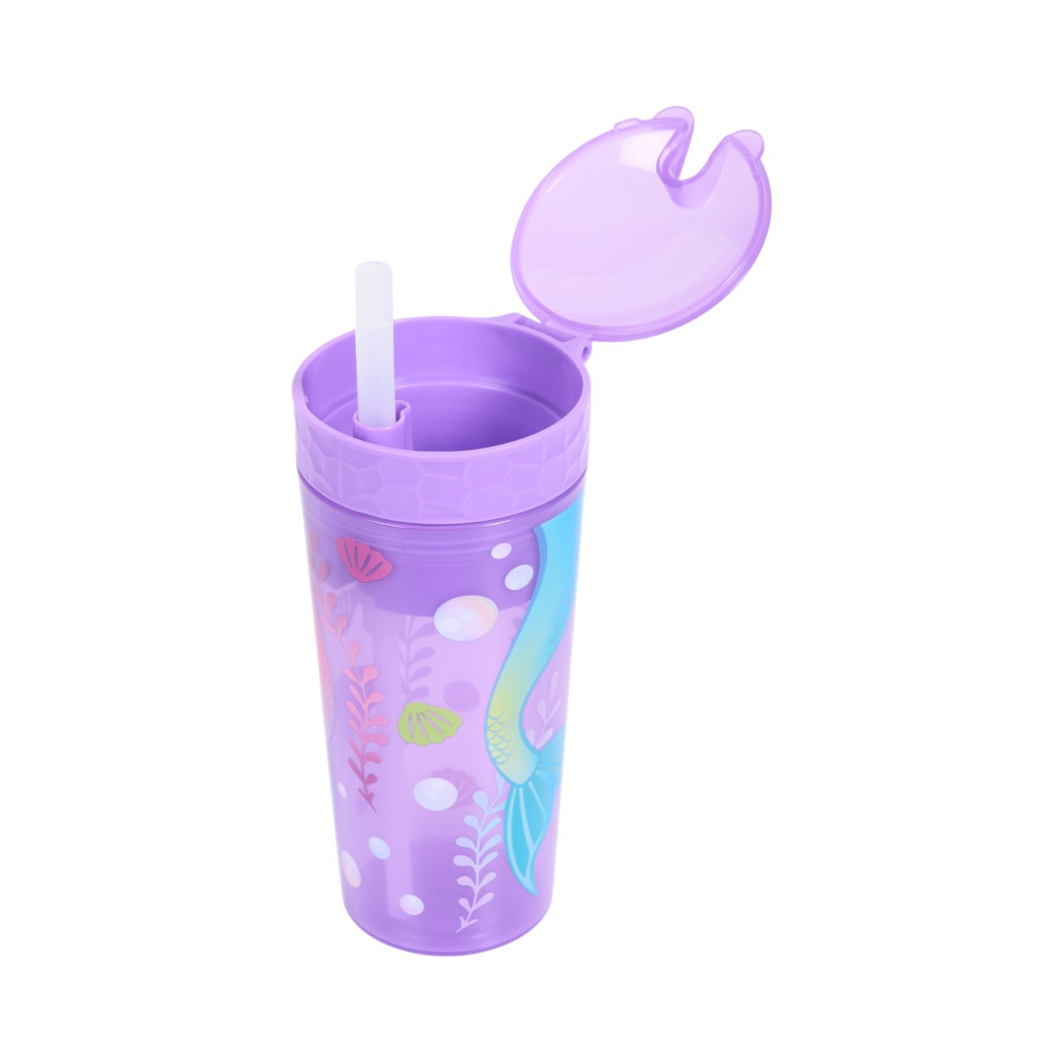 Mermaid Tumbler with Snack Compartment Purple Image 4
