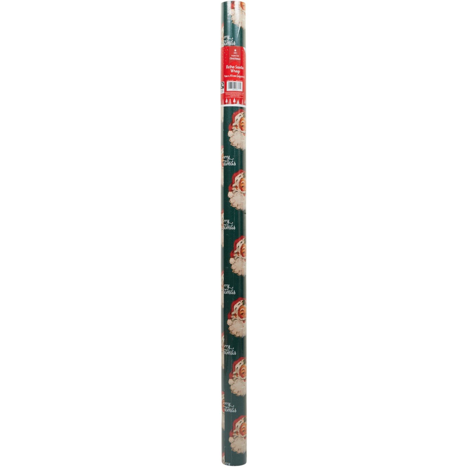 Retro Santa Gift Wrap Image 4