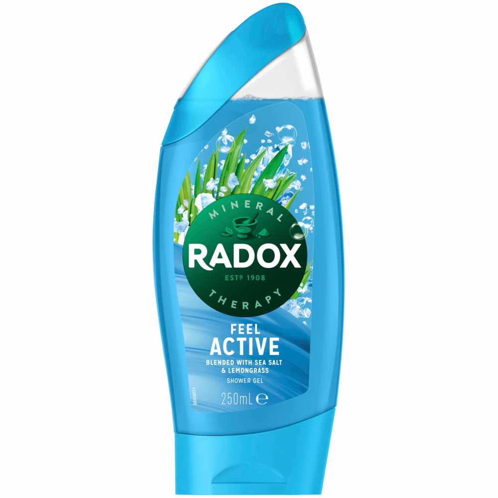 Radox Feel Active 2 in 1 Shower Gel 250ml Image 1